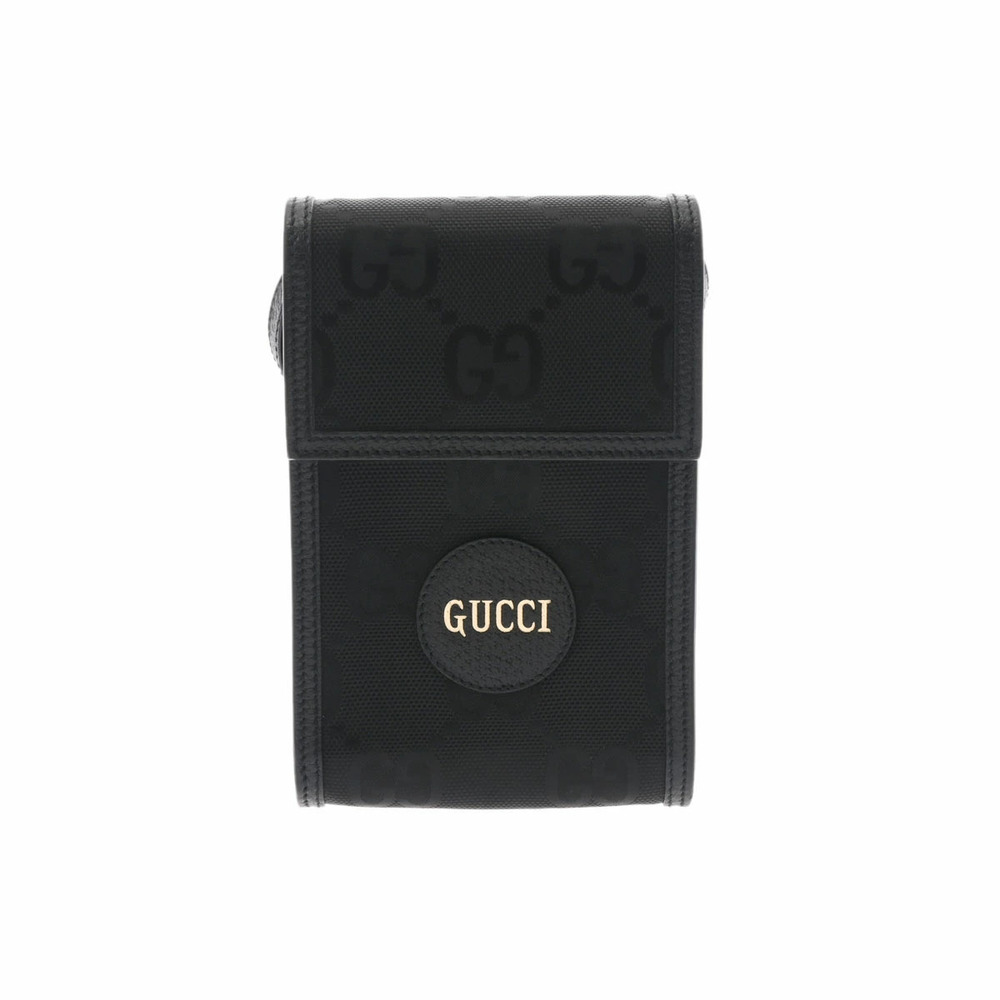GUCCI Off the Grid Bag Black Leather GG Shoulder